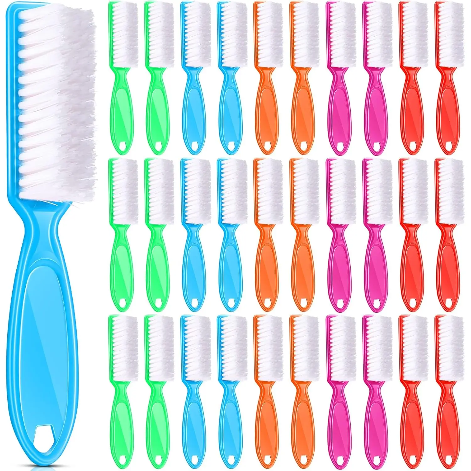 30 Pcs Nail Scrubber Brushes Bulk with Non-Slip Handle for Cleaning Fingernails and Toes
30 Pcs Nail Scrubber Brushes Bulk with Non-Slip Handle for Cleaning Fingernails and Toes