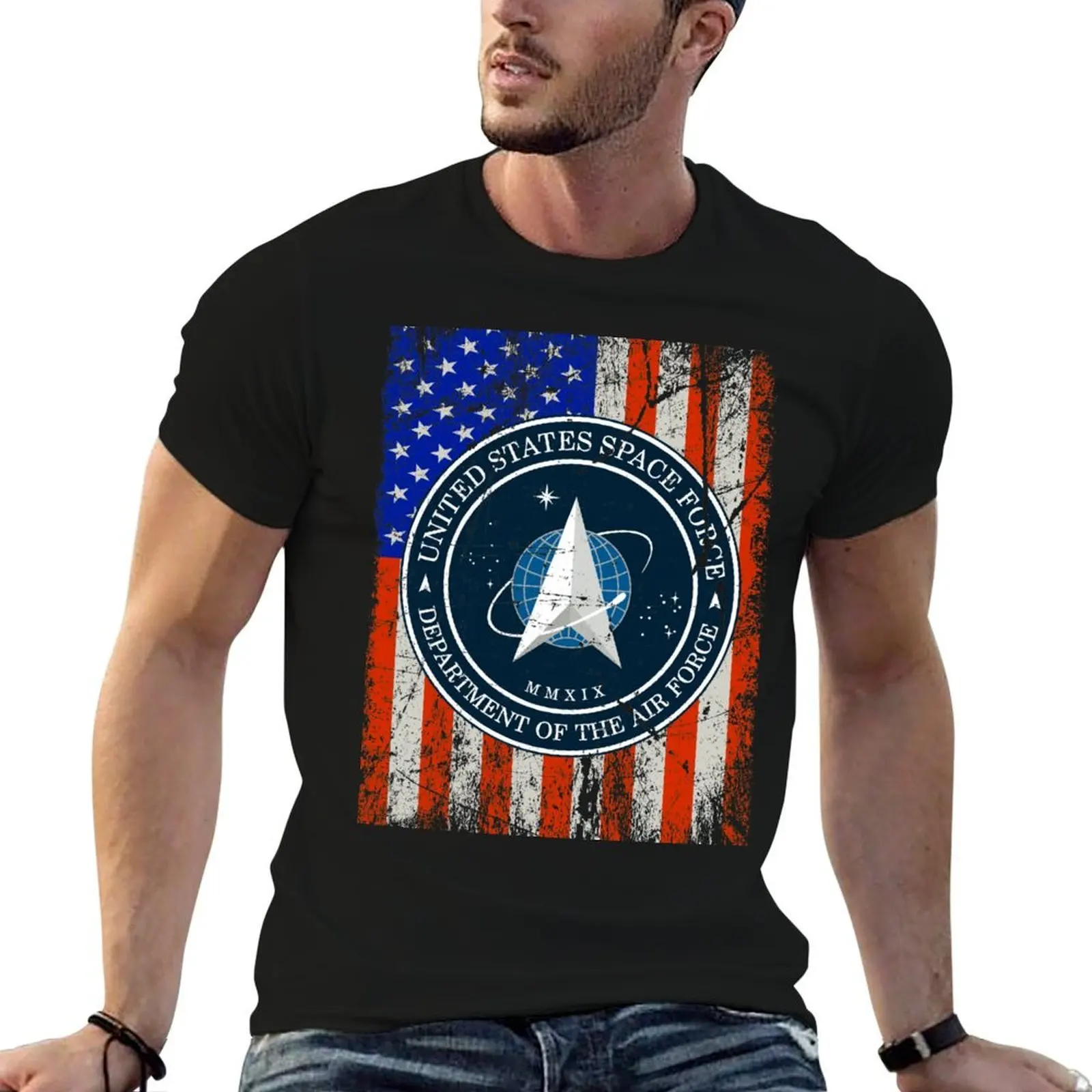 Logo United States Space Force American Flag T-Shirt t shirts cotton 100% t shirts for man cotton T-Shirt
Logo United States Space Force American Flag T-Shirt t shirts cotton 100% t shirts for man cotton T-Shirt