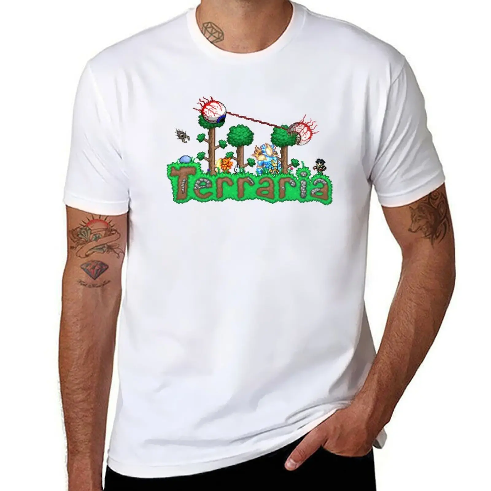 funny gift terraria game T-Shirt man t shirt designer t shirt man cotton T-Shirt
funny gift terraria game T-Shirt man t shirt designer t shirt man cotton T-Shirt