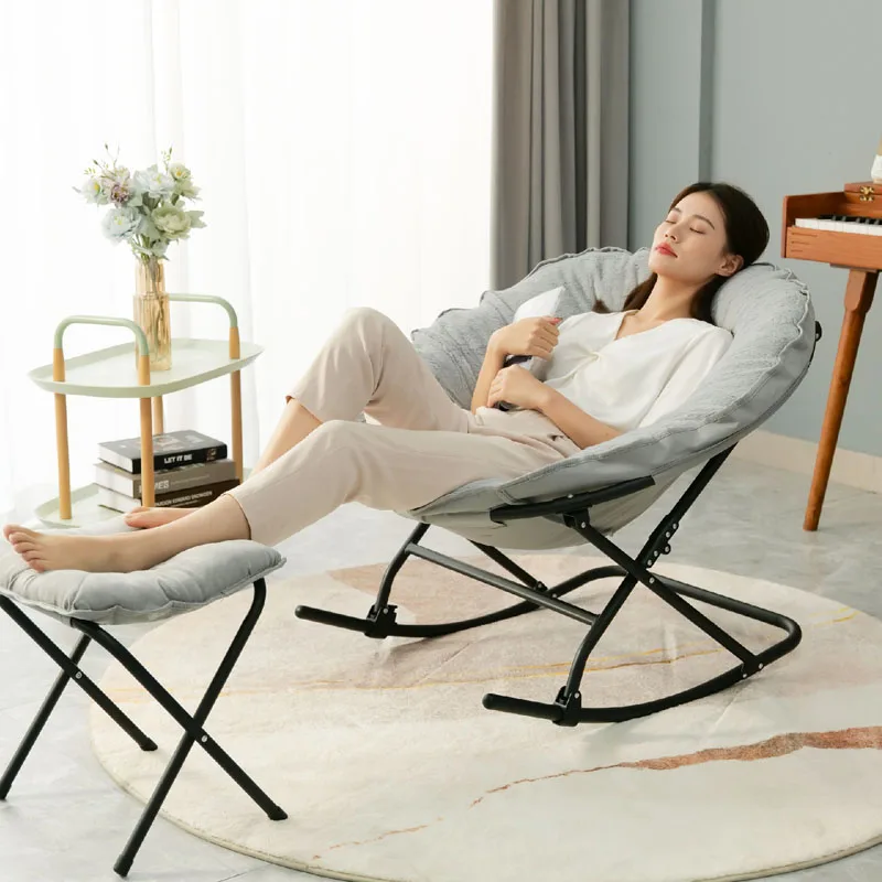Modern Home Furniture Decoration Rocking Chair Recliner Nordic Balcony Lazy Leisure Sofa Living Room Lunch Luxury Rocking Chair
Modern Home Furniture Decoration Rocking Chair Recliner Nordic Balcony Lazy Leisure Sofa Living Room Lunch Luxury Rocking Chair