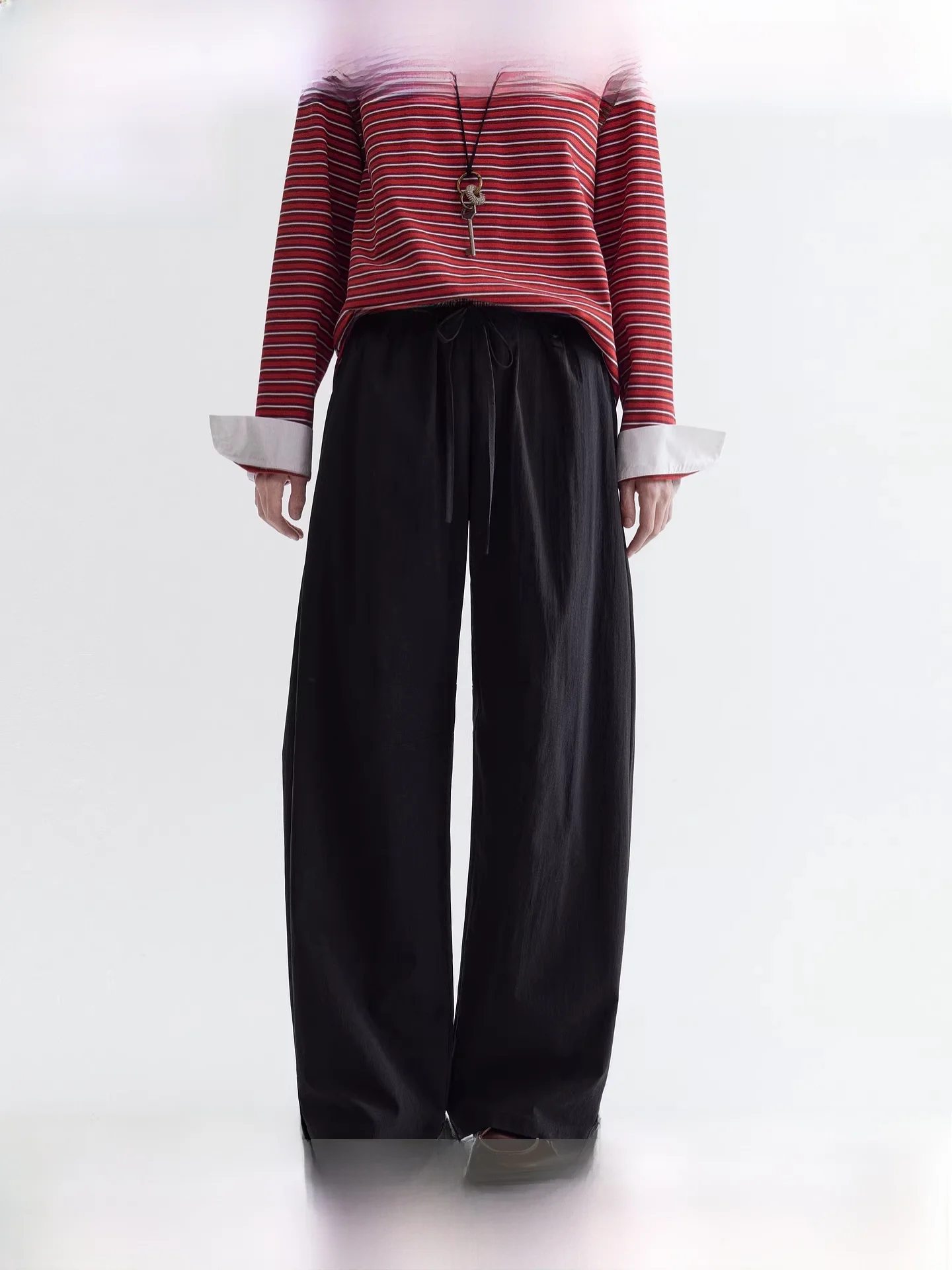 Fano Women's Loose Casual Pants Spring New Sle Knife Slimming Patchwork Waist Flip Pants High Waist Wide Leg Trousers
Fano Women's Loose Casual Pants Spring New Sle Knife Slimming Patchwork Waist Flip Pants High Waist Wide Leg Trousers