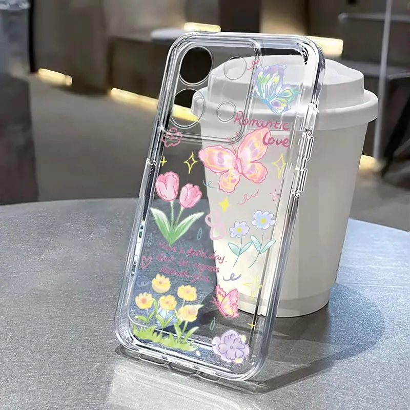 Luxury Simple Butterfly Flowers Phone Case For Xiaomi Poco X5 X6 X7 F7 F6 F5 F4 M6 M8 C85 Redmi 15C 12 Pro Ultra 5G Transparent
Luxury Simple Butterfly Flowers Phone Case For Xiaomi Poco X5 X6 X7 F7 F6 F5 F4 M6 M8 C85 Redmi 15C 12 Pro Ultra 5G Transparent