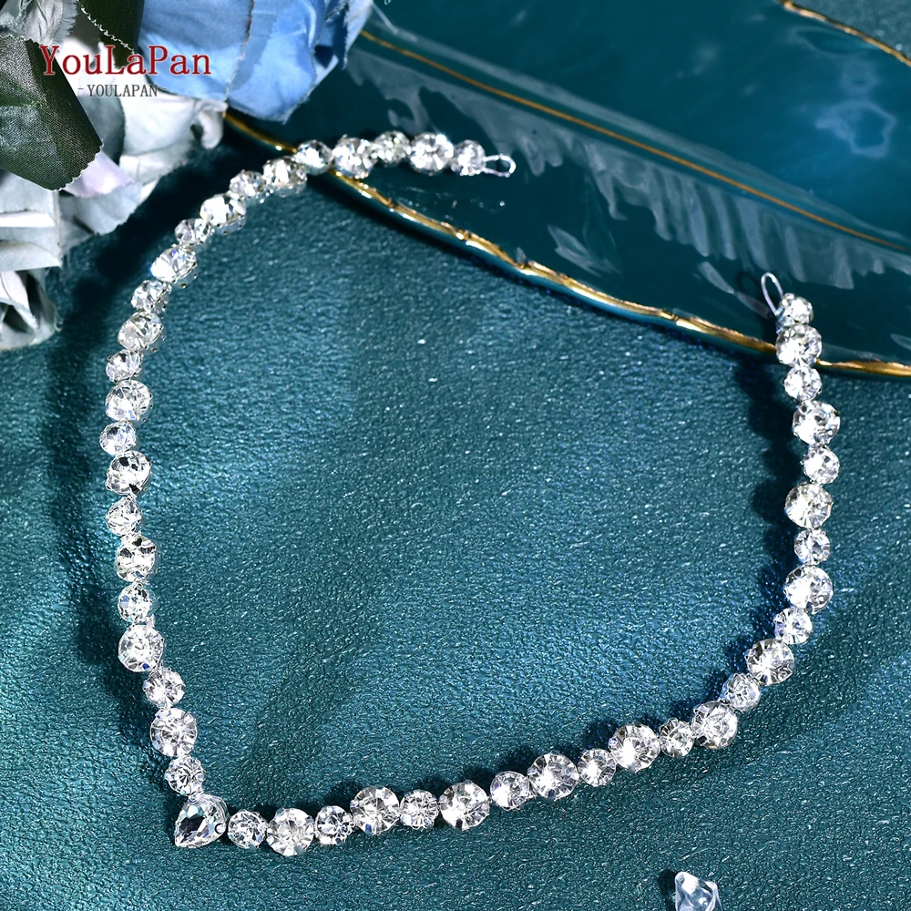 YouLaPan Handmade Rhinestone Bride Headband Forehead Headband Wedding Headpieces Simplicity Women Headwear Accessories HP828
YouLaPan Handmade Rhinestone Bride Headband Forehead Headband Wedding Headpieces Simplicity Women Headwear Accessories HP828
