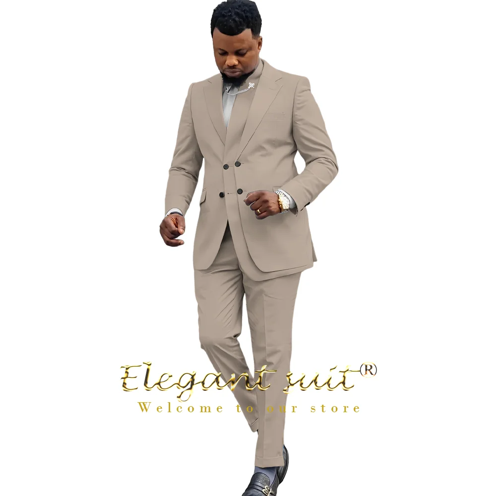 Men's Double Breasted Jacket Trousers 2 Piece Set (Fashion Design Jacket and Trousers) Customized Wedding Cocktail Party Tuxedo
Men's Double Breasted Jacket Trousers 2 Piece Set (Fashion Design Jacket and Trousers) Customized Wedding Cocktail Party Tuxedo