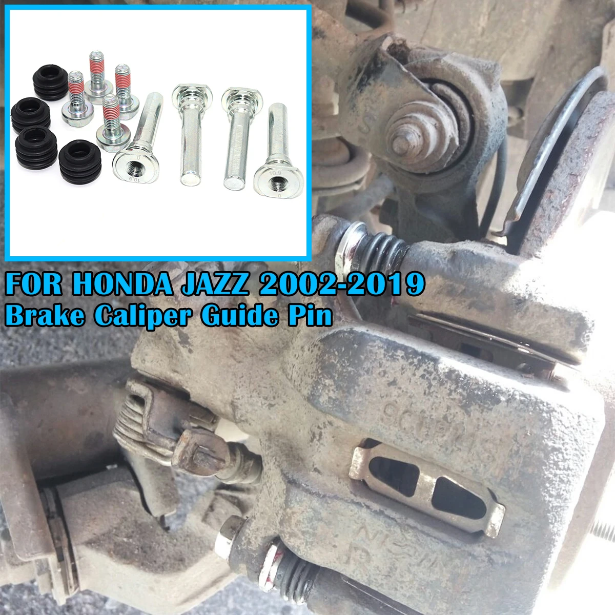 FOR HONDA JAZZ 2002-2019 Brake Caliper Cylinder Slider Guide Pin For Disc Housing Bolt Rubber Bushing Boot Seal Kit Replacemnrt
FOR HONDA JAZZ 2002-2019 Brake Caliper Cylinder Slider Guide Pin For Disc Housing Bolt Rubber Bushing Boot Seal Kit Replacemnrt