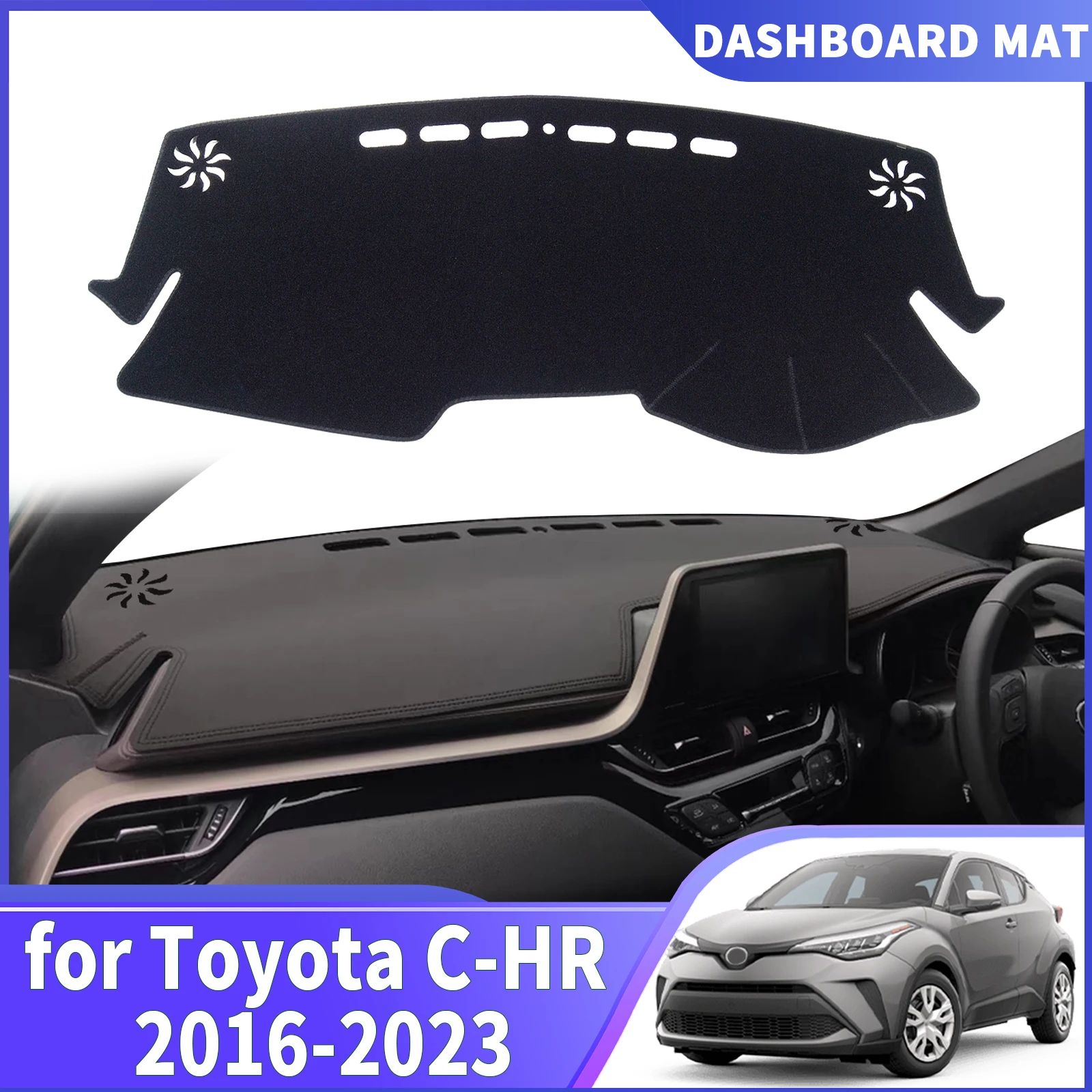 fit for Toyota C-HR CHR C HR 2023-2016 Dashmat Dashboard Cover Pad Protective Carpet DashMat Sunshade Car Leather Accessories
fit for Toyota C-HR CHR C HR 2023-2016 Dashmat Dashboard Cover Pad Protective Carpet DashMat Sunshade Car Leather Accessories
