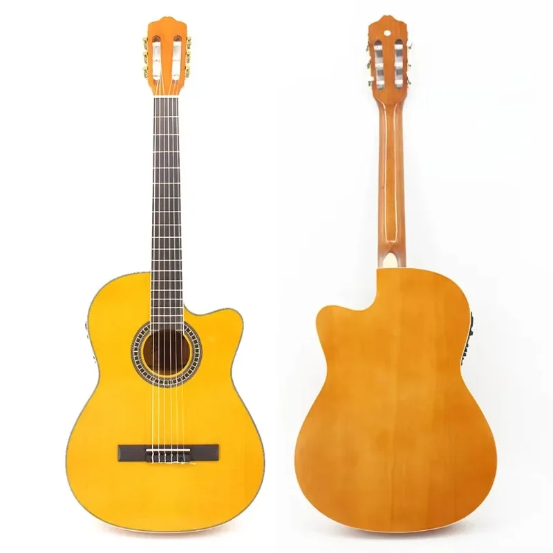 39 "Classical Guitar Handmade with Pickup Wholesale Guitar Classic Grainy Timbre
39 "Classical Guitar Handmade with Pickup Wholesale Guitar Classic Grainy Timbre