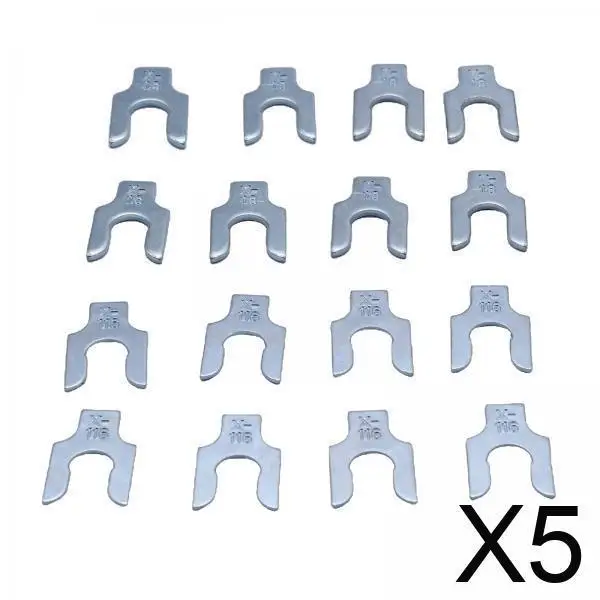 Durable Metal Upper Control Arm Alignment Shims Kit Silver Assorted Thickness for Classic Vehicle Suspension Upgrade
Durable Metal Upper Control Arm Alignment Shims Kit Silver Assorted Thickness for Classic Vehicle Suspension Upgrade
