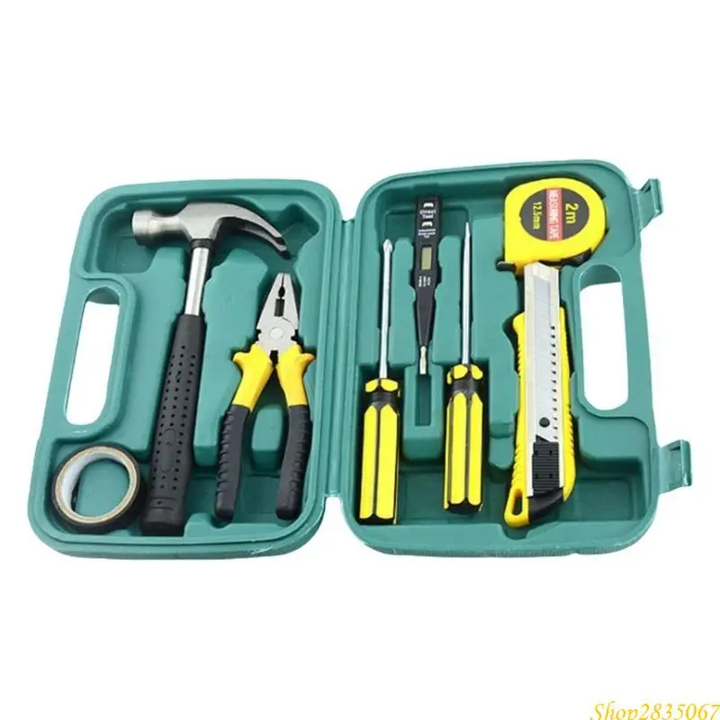 9 шт., набор инструментов для домашнего ремонта, общий набор инструментов для домашнего авторемонта, общий набор инструментов
9 шт., набор инструментов для домашнего ремонта, общий набор инструментов для домашнего авторемонта, общий набор инструментов