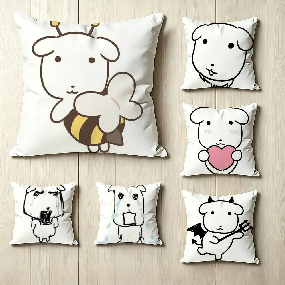 Cute Cartoon G-Ganadi Dog Square Double-Sided printed Pillow Case Bedroom Bedside Pillow Sofa Cushion Cover
Cute Cartoon G-Ganadi Dog Square Double-Sided printed Pillow Case Bedroom Bedside Pillow Sofa Cushion Cover