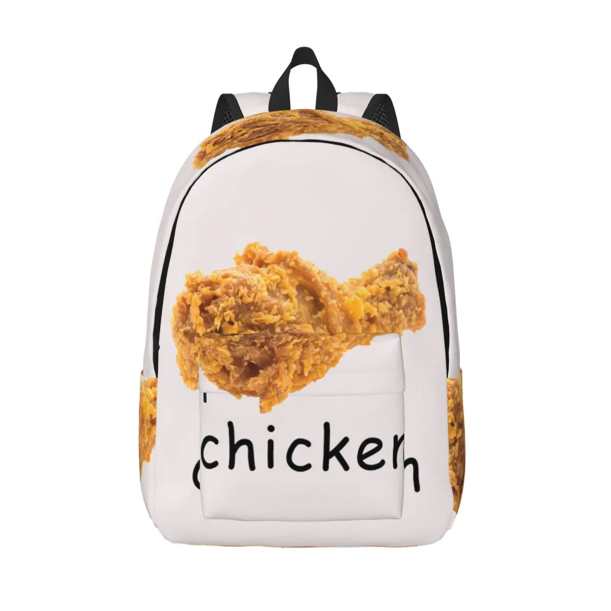 Fried Chicken, I Love Chicken, Funny Food Backpack Student Boys Girls BookBag Kids School Bag Laptop Shoulder Bags for Men Women
Fried Chicken, I Love Chicken, Funny Food Backpack Student Boys Girls BookBag Kids School Bag Laptop Shoulder Bags for Men Women