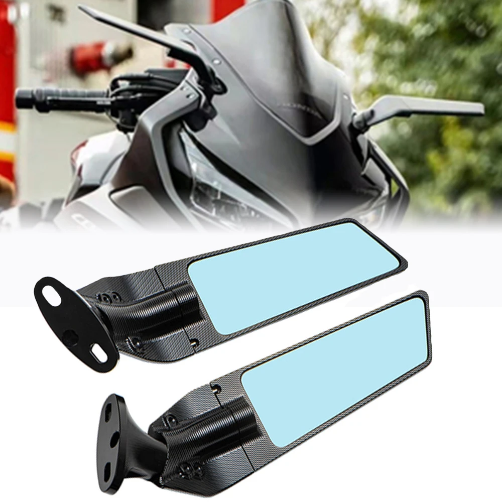 Motorcycle Mirror Modified Wind Wing Adjustable Rotating Rearview Mirror Moto Accessories For YAMAHA YZF R6 R1 R3 R25 R15 R125
Motorcycle Mirror Modified Wind Wing Adjustable Rotating Rearview Mirror Moto Accessories For YAMAHA YZF R6 R1 R3 R25 R15 R125