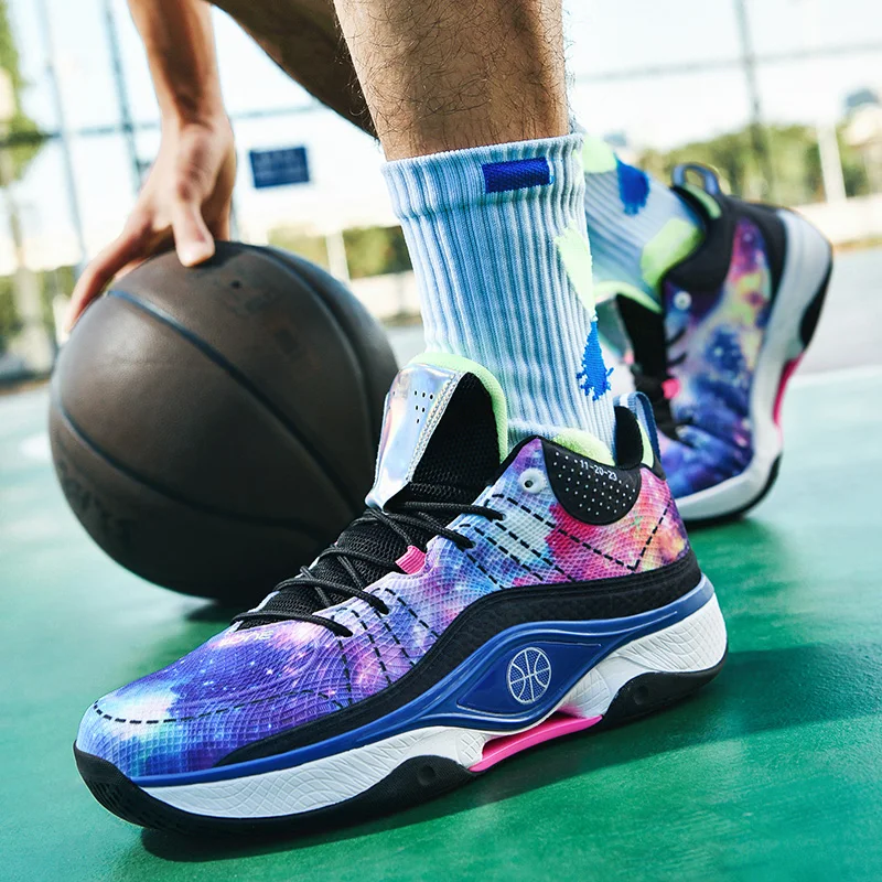 Unisex Basketball Shoes High Quality Court Training Wear-resistant Shock-absorbing Rebounding Basketball Boots for Men Women
Unisex Basketball Shoes High Quality Court Training Wear-resistant Shock-absorbing Rebounding Basketball Boots for Men Women