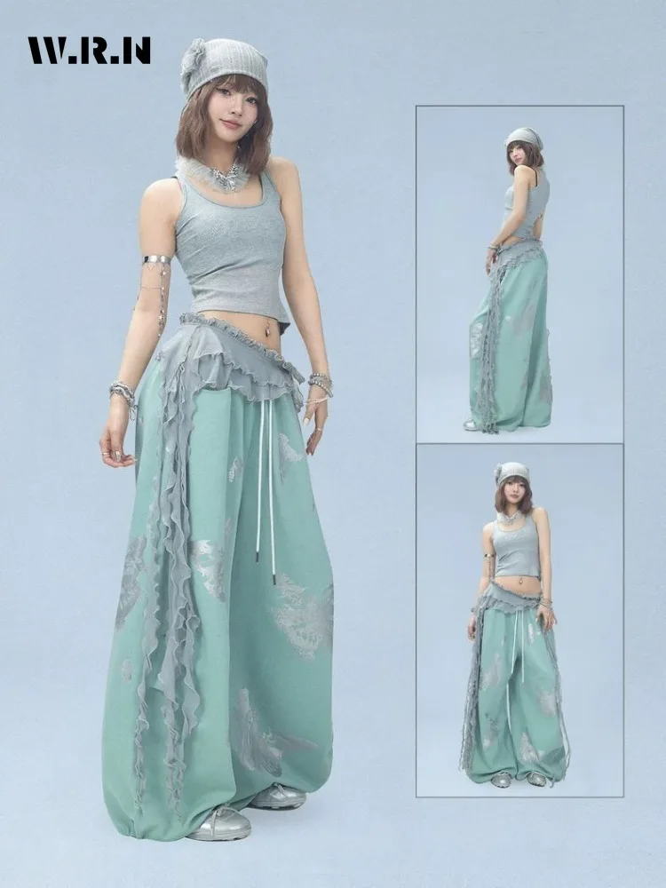 2025 Winter Casual Geometric Print High Waist Wide Leg Pants Winter Women's Fashion Patchwork Loose Soft Full Length Trousers
2025 Winter Casual Geometric Print High Waist Wide Leg Pants Winter Women's Fashion Patchwork Loose Soft Full Length Trousers
