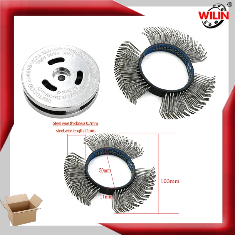 Pneumatic 11mm Steel Wire Brush Rust Remover Kit Grinder for Metal Surface Tool and Car Paint Repair with Steel Wire Wheel
Pneumatic 11mm Steel Wire Brush Rust Remover Kit Grinder for Metal Surface Tool and Car Paint Repair with Steel Wire Wheel