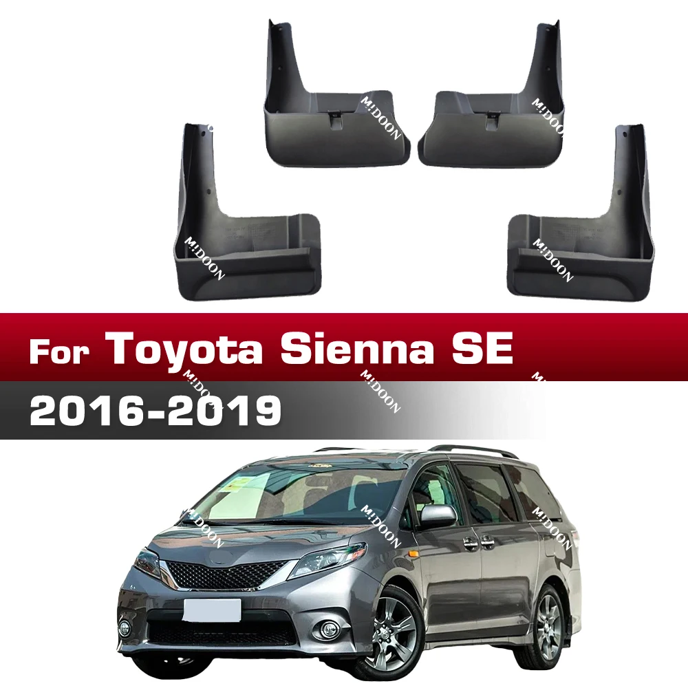 Mud Flaps Splash Guards Mudguards Fender Mudflaps For Toyota Sienna SE 2016 2017 2018 2019 car Accessories
Mud Flaps Splash Guards Mudguards Fender Mudflaps For Toyota Sienna SE 2016 2017 2018 2019 car Accessories
