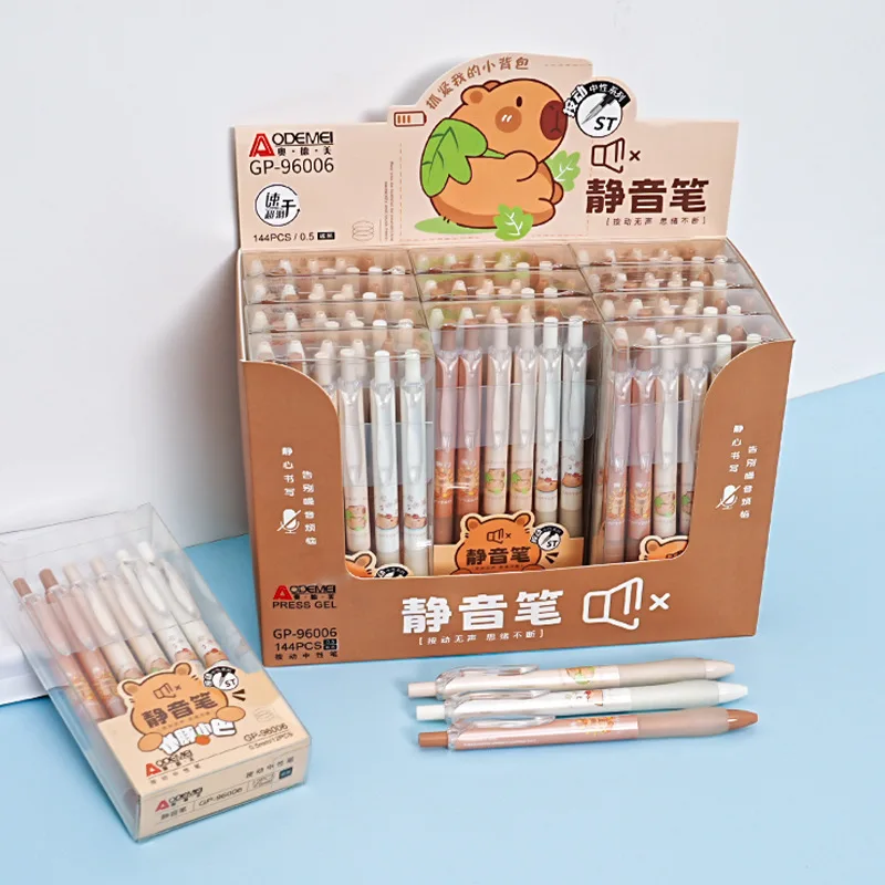 Cartoon silent press pen silent student press neutral pen signature pen 0.5 bullet black water pen
Cartoon silent press pen silent student press neutral pen signature pen 0.5 bullet black water pen