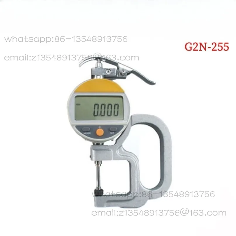 Ручной цифровой толщиномер G2N-255, измеритель толщины с фиксацией, быстрая доставка
Ручной цифровой толщиномер G2N-255, измеритель толщины с фиксацией, быстрая доставка
