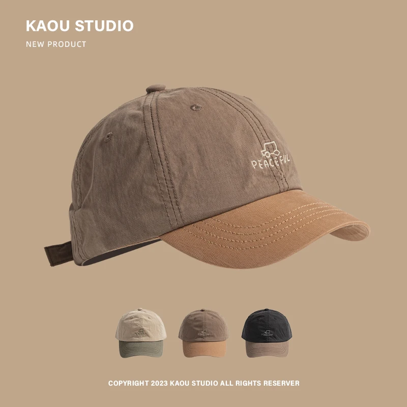 Summer quick-drying thin cap men's and women's color matching breathable sunshade baseball cap outdoor soft top short brim hat
Summer quick-drying thin cap men's and women's color matching breathable sunshade baseball cap outdoor soft top short brim hat