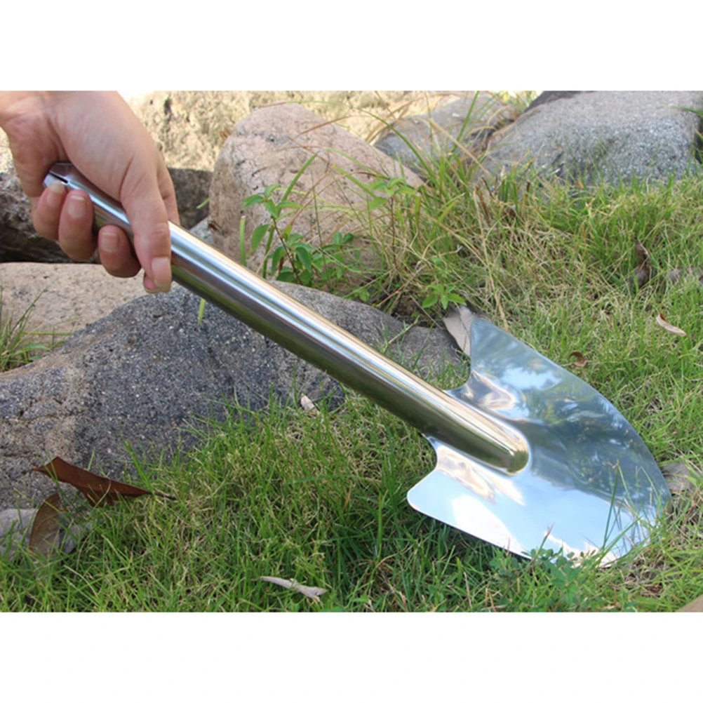 Stainless Shovel Durable Rustproof Garden Tool Ergonomic Handle Reduces Fatigue Ideal for Soil Transfer Planting
Stainless Shovel Durable Rustproof Garden Tool Ergonomic Handle Reduces Fatigue Ideal for Soil Transfer Planting