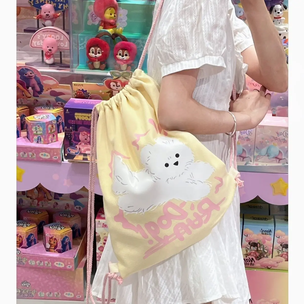 MBTI Cute Backpacks for Women Canvas Dog Print Yellow Kawaii Casual Backpacks Drawstring Casual Summer Fashion Aesthetic Bags
MBTI Cute Backpacks for Women Canvas Dog Print Yellow Kawaii Casual Backpacks Drawstring Casual Summer Fashion Aesthetic Bags