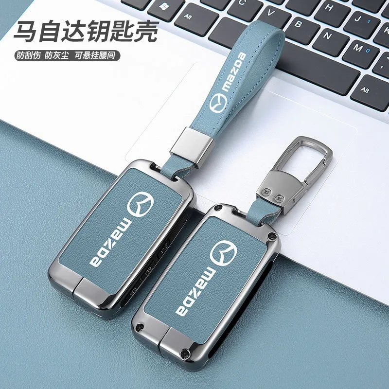 New Leather Car Logo Remote Key Case Cover For Mazda 3 Alexa CX30 CX-4 CX5 CX-5 CX8 CX-8 CX-30 CX9 CX-9 Keychain Accessories
New Leather Car Logo Remote Key Case Cover For Mazda 3 Alexa CX30 CX-4 CX5 CX-5 CX8 CX-8 CX-30 CX9 CX-9 Keychain Accessories