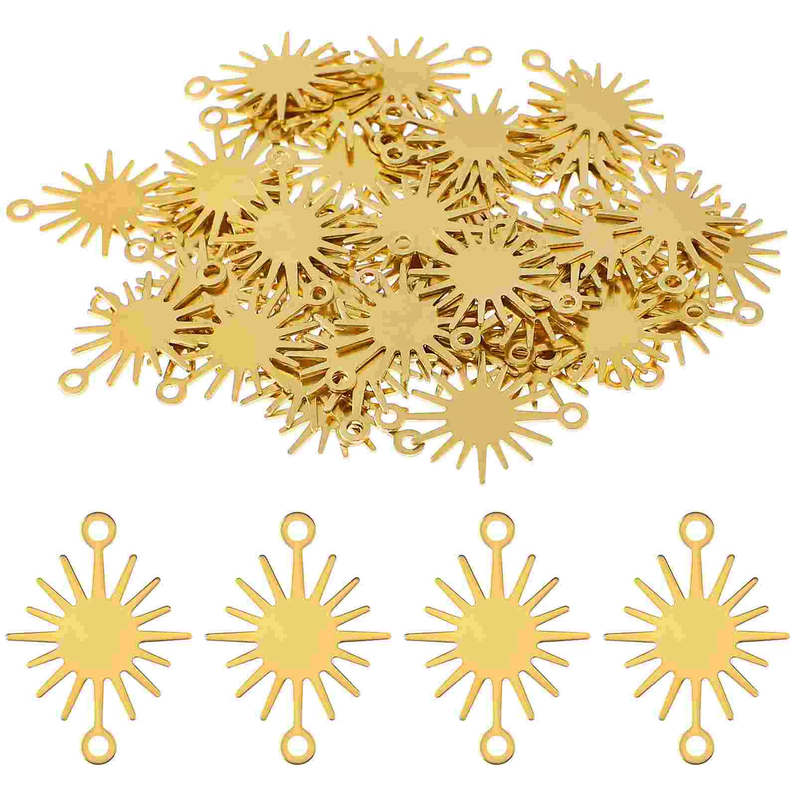 50 Pcs Sun Flower Pendant Charms Pendants Earring for Jewelry Making Beads Crafts Alloy Connector
50 Pcs Sun Flower Pendant Charms Pendants Earring for Jewelry Making Beads Crafts Alloy Connector