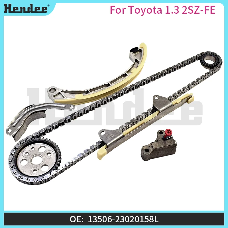 For Toyota 1.3 2SZ-FE Timing Chain Kit,High-quality Automotive Parts OE:13506-23020158L,13523-23020/13523-97401,13521-23020
For Toyota 1.3 2SZ-FE Timing Chain Kit,High-quality Automotive Parts OE:13506-23020158L,13523-23020/13523-97401,13521-23020