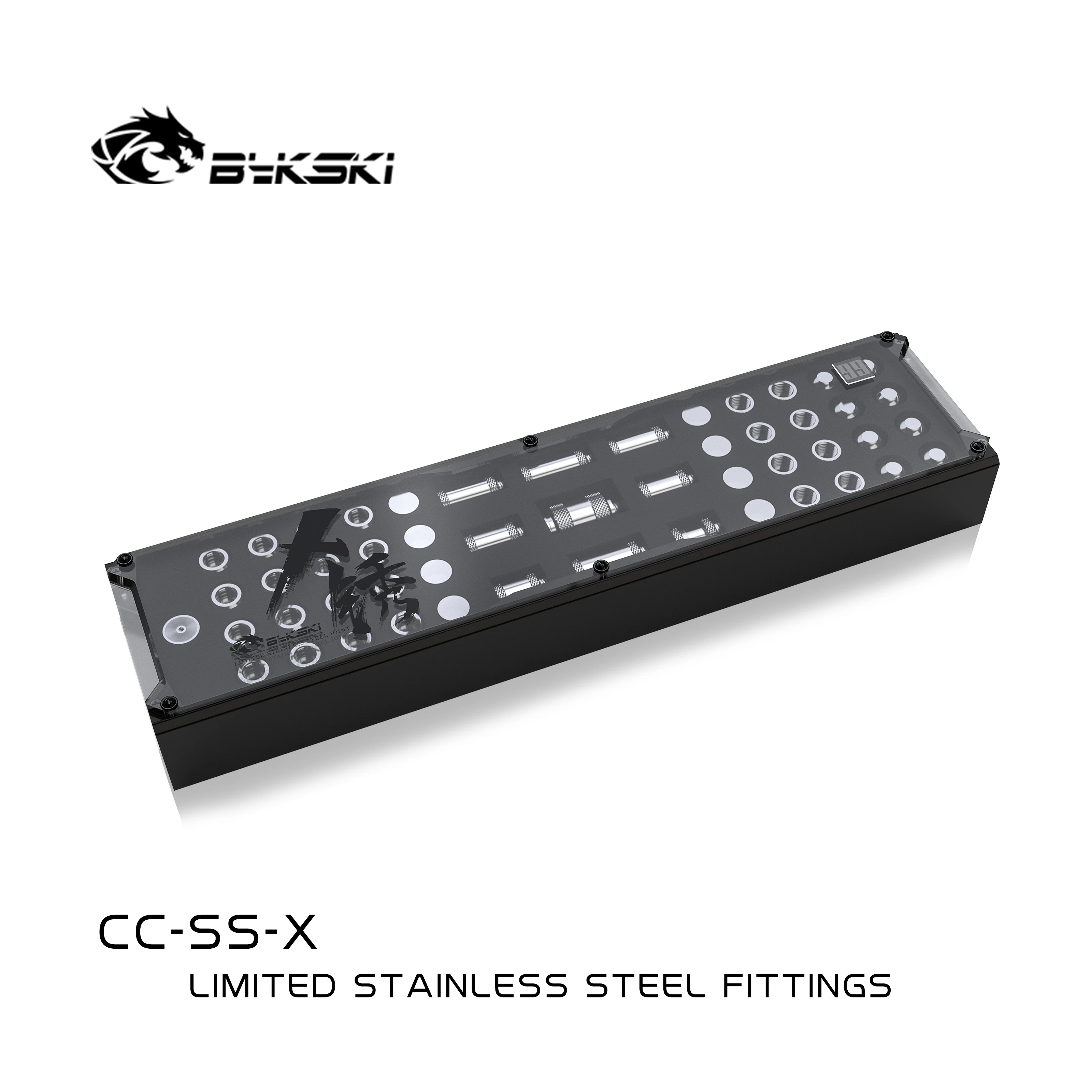 Bykski CC-SS-X,Stainless Steel Hard Tube Fittings Kit For Split Water Cooling System,OD12mm/OD14mm/OD16mm Rigid Pipe Connetors
Bykski CC-SS-X,Stainless Steel Hard Tube Fittings Kit For Split Water Cooling System,OD12mm/OD14mm/OD16mm Rigid Pipe Connetors