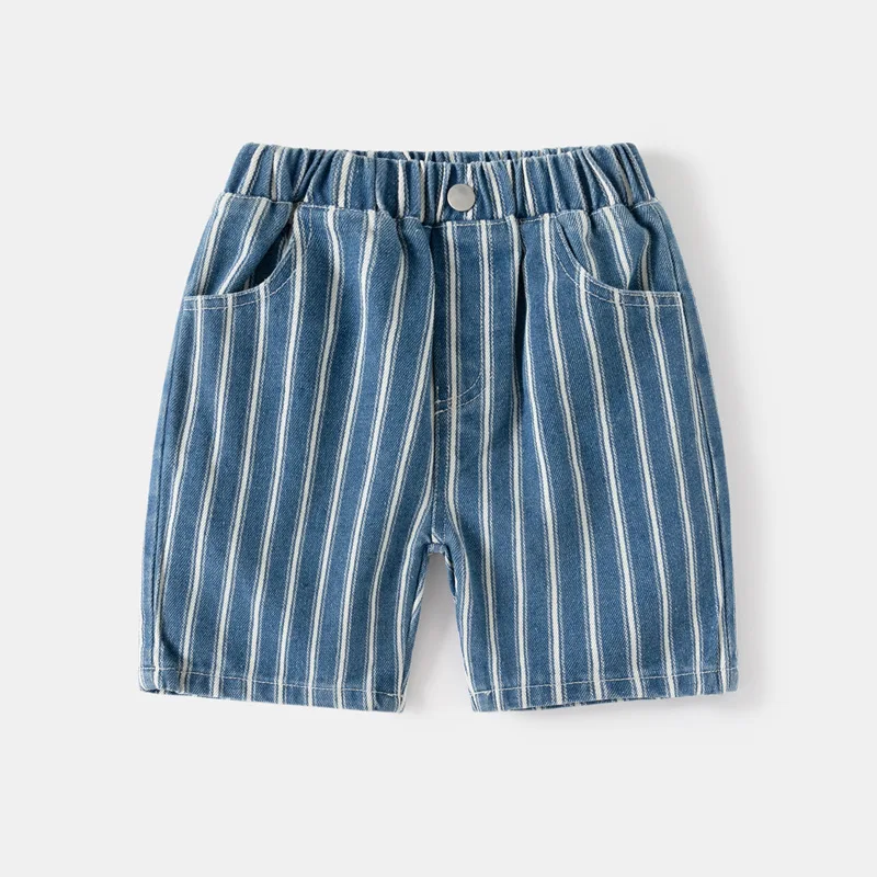 New Kids Summer Fashion Denim Short Trousers Baby Boys Striped Middle Pants Children Casual Jeans Shorts Clothing For 2-7Y
New Kids Summer Fashion Denim Short Trousers Baby Boys Striped Middle Pants Children Casual Jeans Shorts Clothing For 2-7Y