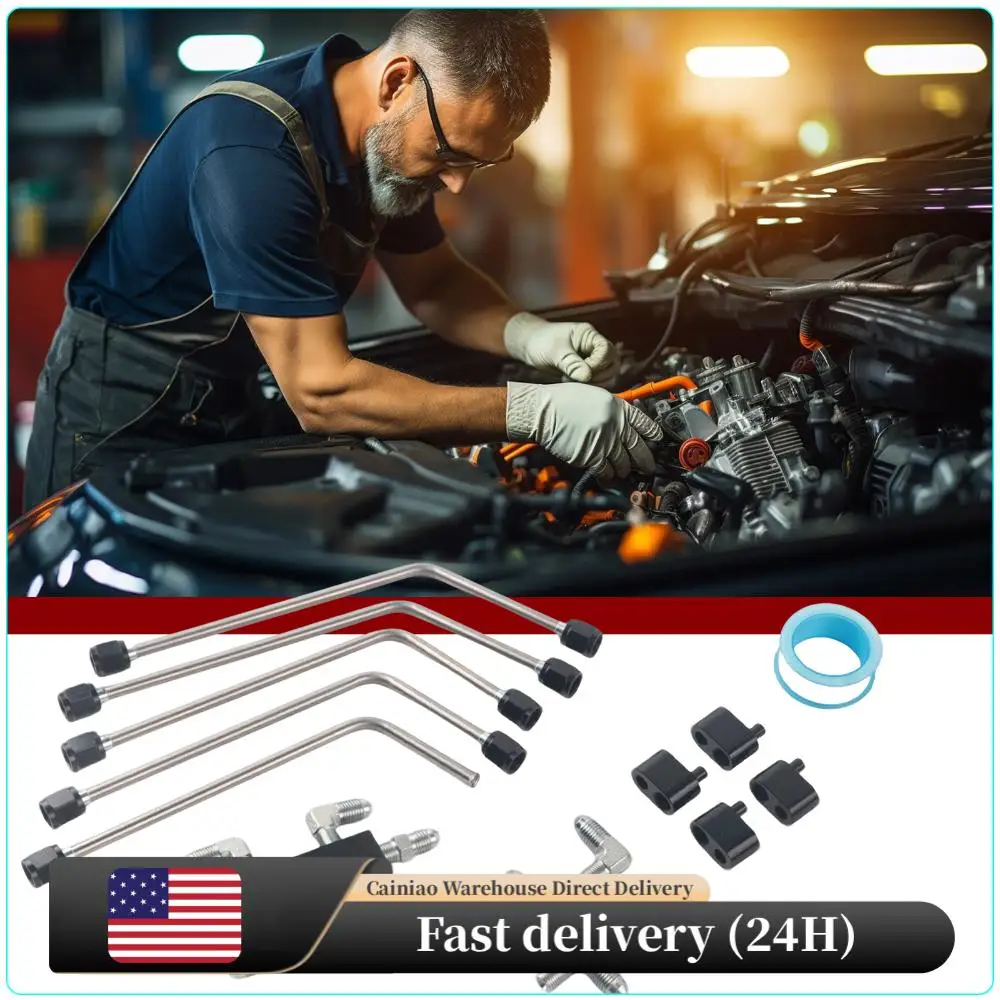 Комплект топливных и тормозных шлангов из нержавеющей стали, полный комплект для отвода паров охлаждающей жидкости, комплект пароотводных портов LS для двигателей LS1, LS2, LS3, LS6, LS7, LSX
Комплект топливных и тормозных шлангов из нержавеющей стали, полный комплект для отвода паров охлаждающей жидкости, комплект пароотводных портов LS для двигателей LS1, LS2, LS3, LS6, LS7, LSX