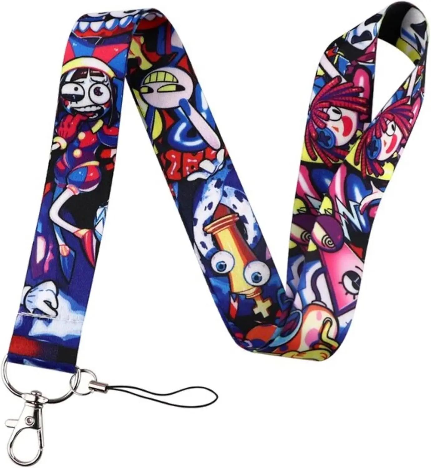 Cartoon Jester Neck Lanyard Keychain Holder for ID Badge Phone Strap 17.7 inch
Cartoon Jester Neck Lanyard Keychain Holder for ID Badge Phone Strap 17.7 inch