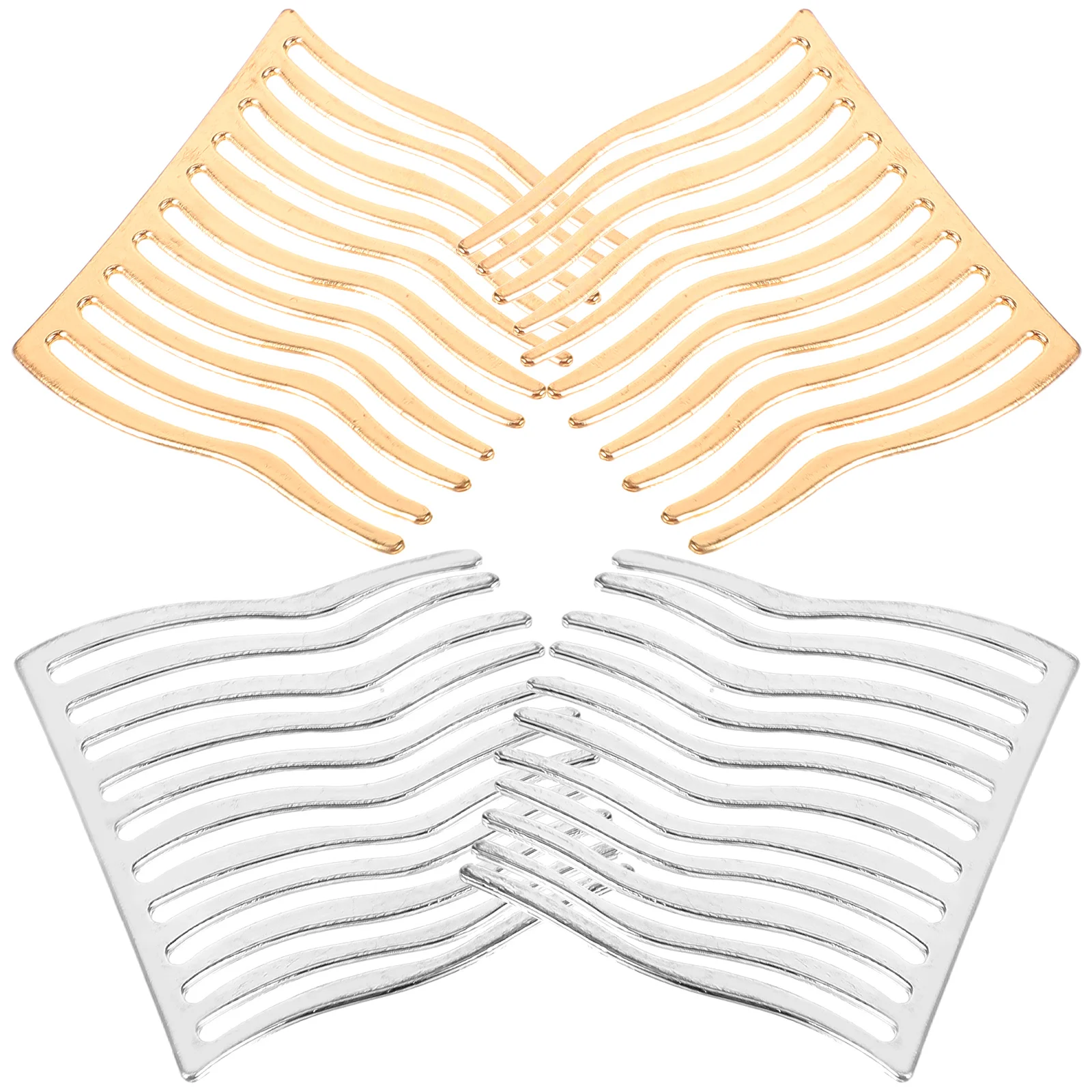 4 Pcs Hair Barrettes Clip Comb Side Combs Wave Small Tooth Metal for Women Fine Women's
4 Pcs Hair Barrettes Clip Comb Side Combs Wave Small Tooth Metal for Women Fine Women's