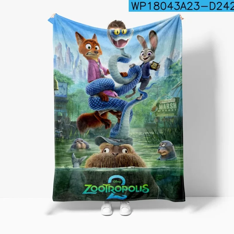 Hot Disney Anime Zootopia 2 Cute Cartoon Print Anime Blanket Funny Warm Throw Blankets for Bed Sofa Autumn/Winter Blanket
Hot Disney Anime Zootopia 2 Cute Cartoon Print Anime Blanket Funny Warm Throw Blankets for Bed Sofa Autumn/Winter Blanket