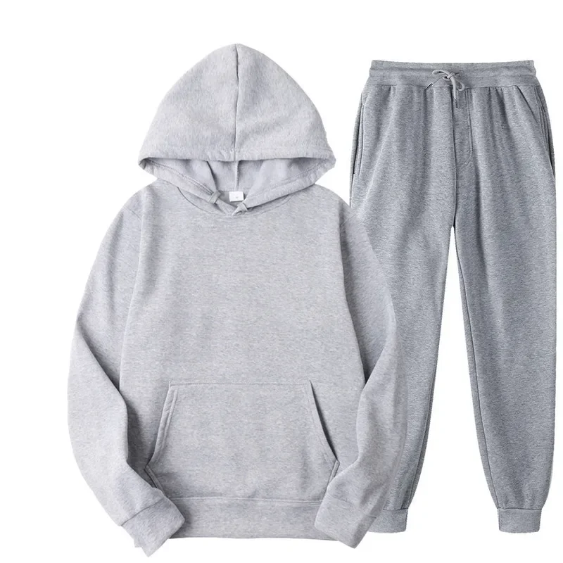 Men's Autumn and Winter New Solid Color Hoodie pants Two-piece Set Fashionable Casual Sports Set Size S-4XL
Men's Autumn and Winter New Solid Color Hoodie pants Two-piece Set Fashionable Casual Sports Set Size S-4XL