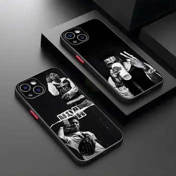 Nba Youngboy Phone Case Matte Translucent Back Cover for IPhone 15 Pro Max 14 Pro 13 11 12 Mini Xs X Xr 7 8 Plus Se