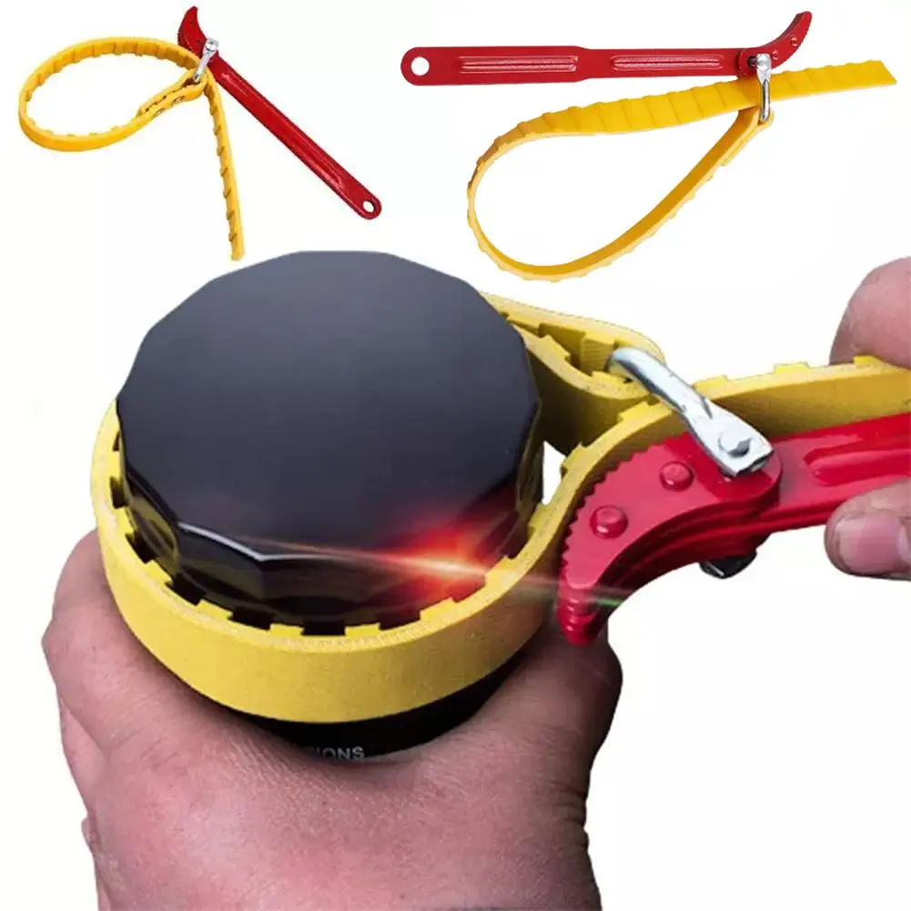 Регулируемый съемник масляного фильтра, ремень, ключ, стальная ручка, инструмент для ремонта автомобиля, открывалка для топливного фильтра, цепной гаечный ключ, ремешок D6E4
Регулируемый съемник масляного фильтра, ремень, ключ, стальная ручка, инструмент для ремонта автомобиля, открывалка для топливного фильтра, цепной гаечный ключ, ремешок D6E4