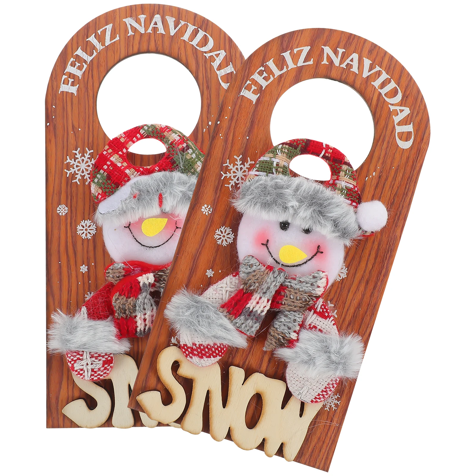 2Pcs Christmas Door H Decor Wooden Hanging naments Snowman Home Xmas Party Supplies Holiday Gifts Winter Festive Accessories 
2Pcs Christmas Door H Decor Wooden Hanging naments Snowman Home Xmas Party Supplies Holiday Gifts Winter Festive Accessories