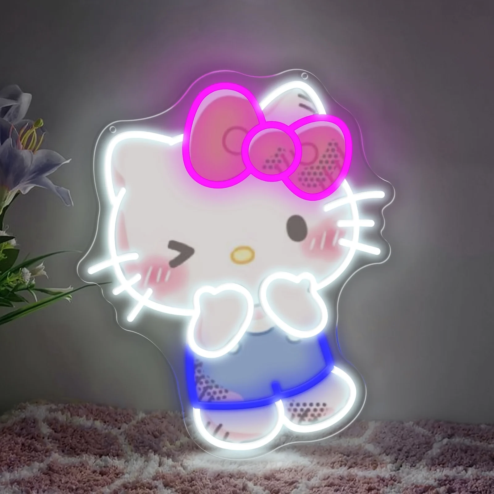Hello Kitty LED Neon Sign Animall Wall Light for Dimmable Bedroom Light Birthday Party Wedding Cafe Toy Shop Decor Neon Light
Hello Kitty LED Neon Sign Animall Wall Light for Dimmable Bedroom Light Birthday Party Wedding Cafe Toy Shop Decor Neon Light