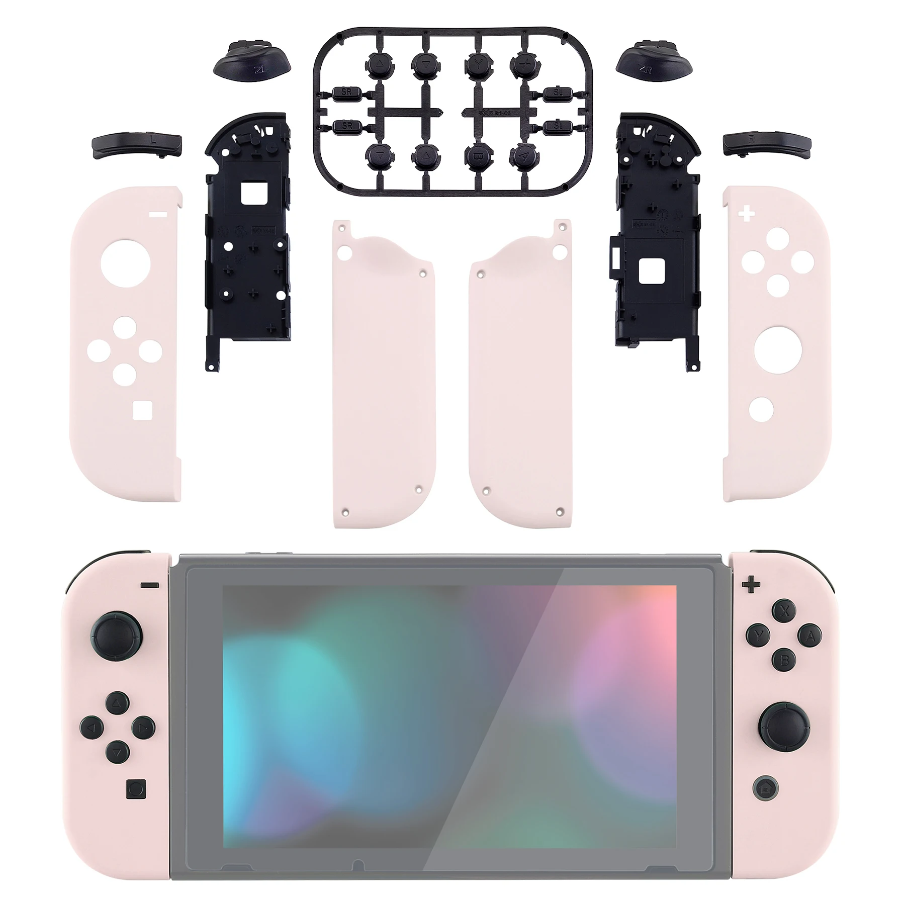 eXtremeRate DIY Replacement Shell Case for NS Switch & OLED JoyCon - Sakura Pink
eXtremeRate DIY Replacement Shell Case for NS Switch & OLED JoyCon - Sakura Pink