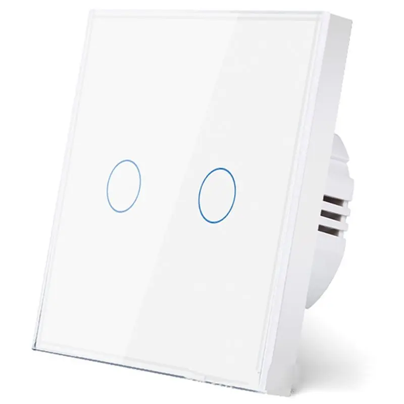 【PRICE-DROP!】European AC100-240V Tempered Black White Glass Touch Switch Panel Wall Light Sensor Button Gang 10A Interrupt (EU)
【PRICE-DROP!】European AC100-240V Tempered Black White Glass Touch Switch Panel Wall Light Sensor Button Gang 10A Interrupt (EU)