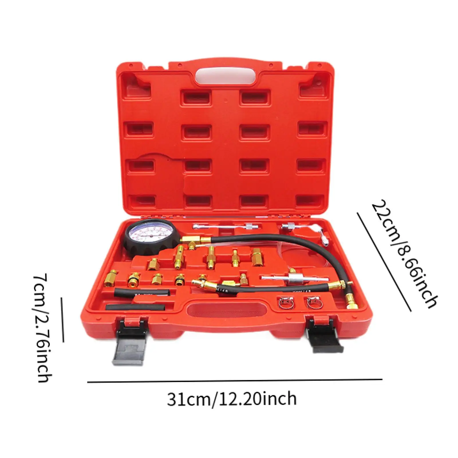 22Pcs Pressure Test Kit 0-10 Bar Engine Repair Tool High Performance with Carrying Case Cars Tool ATV UTV Trucks Marines
22Pcs Pressure Test Kit 0-10 Bar Engine Repair Tool High Performance with Carrying Case Cars Tool ATV UTV Trucks Marines