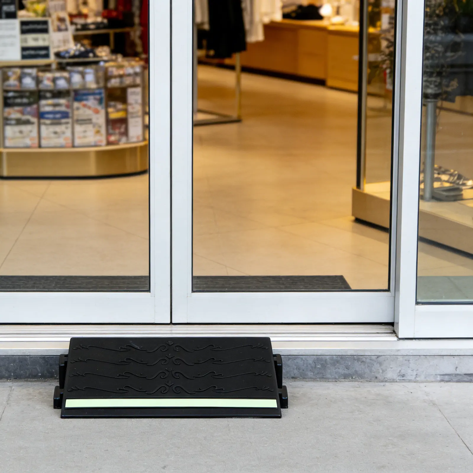 Robot Threshold Ramp Plastic Non-Slip Glow in The Dark Strip Ramp Pad 9.8x5.5x2.4 Inches Doorstep Entry Indoor Doorway Ramps
Robot Threshold Ramp Plastic Non-Slip Glow in The Dark Strip Ramp Pad 9.8x5.5x2.4 Inches Doorstep Entry Indoor Doorway Ramps