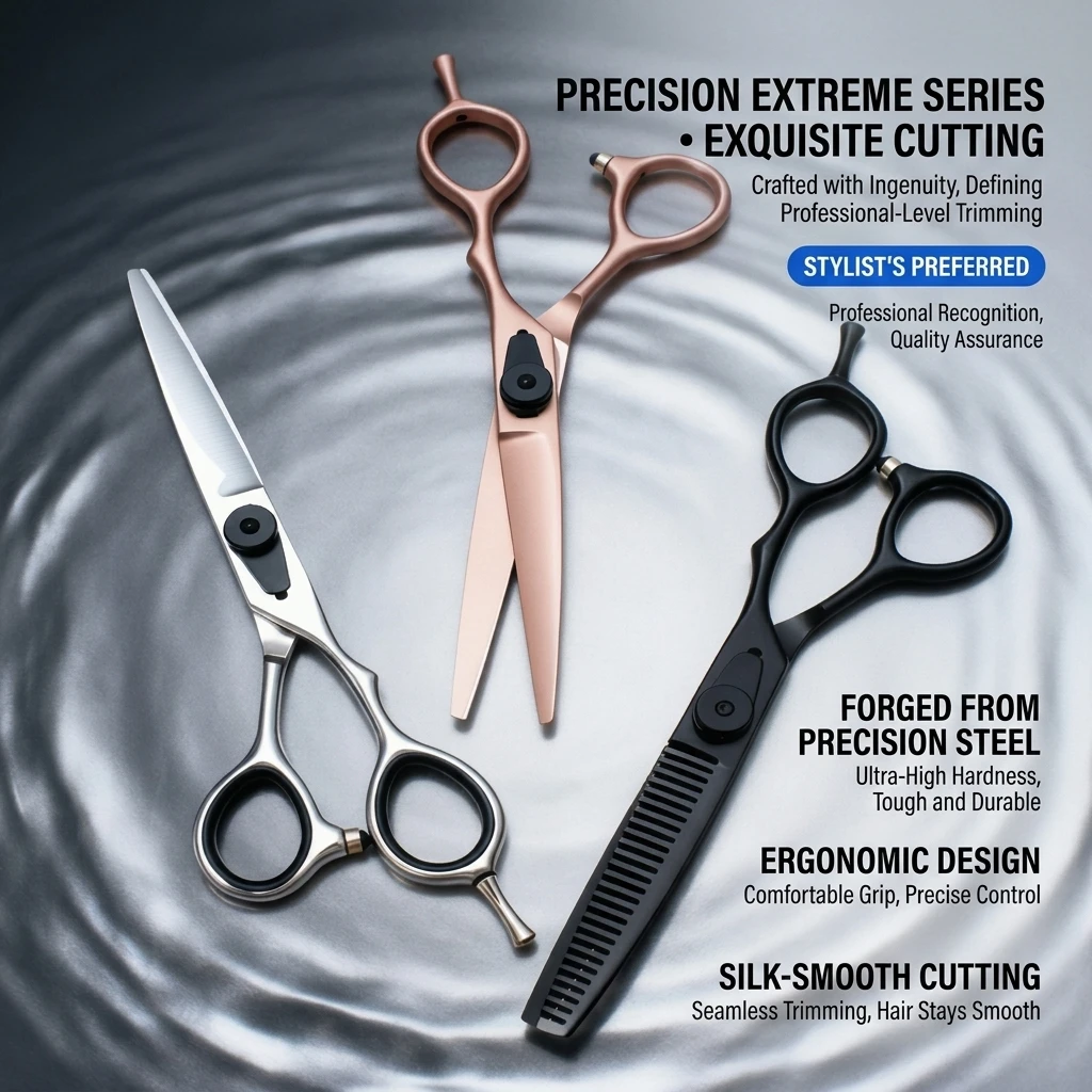 Professional Hairdressing Scissors Stainless Steel Cutting Thinning Shears Ergonomic Handle Salon Barber Haircut Tools 9015
Professional Hairdressing Scissors Stainless Steel Cutting Thinning Shears Ergonomic Handle Salon Barber Haircut Tools 9015
