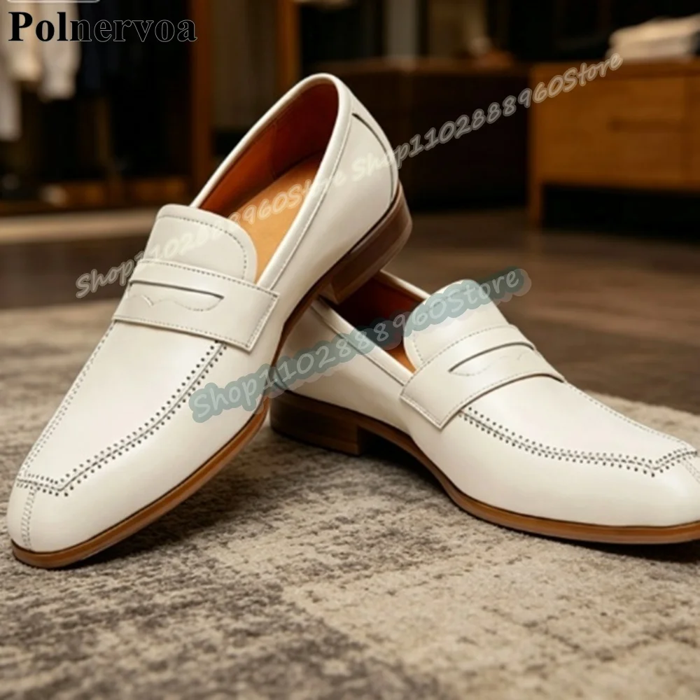 Casual White Leather Elegant Loafers Men Pumps Flats Business Shoes For Men Slip On Banquet Catwalk 2026 Fashionable Men Shoes
Casual White Leather Elegant Loafers Men Pumps Flats Business Shoes For Men Slip On Banquet Catwalk 2026 Fashionable Men Shoes