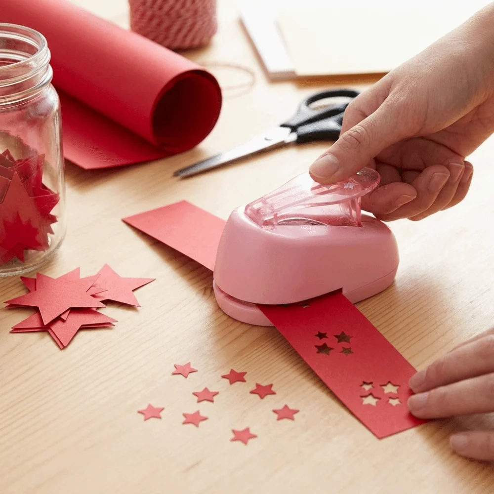 New Double Star Embossing Stamper Hand Account Medium Size Punch Machine Scrapbook Craft DIY Stamper Student
New Double Star Embossing Stamper Hand Account Medium Size Punch Machine Scrapbook Craft DIY Stamper Student