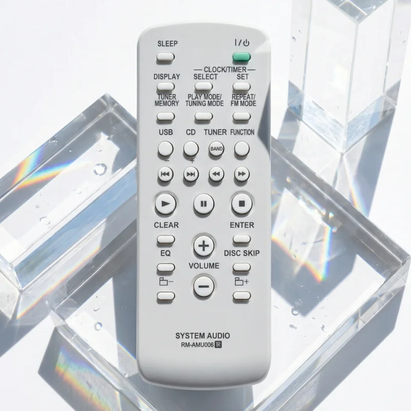 Applicable to Sony Audio Remote Control RM-AMU006 Spare Parts for FST-ZUX9 LBT-ZUX9 MHC-EX9 MHC-EX8 MHC-EC69 MHC-GT222 Models
Applicable to Sony Audio Remote Control RM-AMU006 Spare Parts for FST-ZUX9 LBT-ZUX9 MHC-EX9 MHC-EX8 MHC-EC69 MHC-GT222 Models