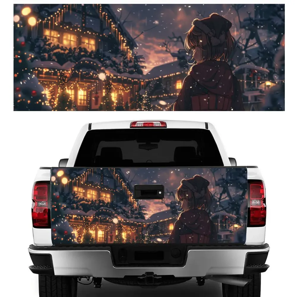 Christmas Atmosphere Girl Print Car Tail Trunk Protect Vinly Decal Auto Accessories Hood Decoration Sticker for Off-road Pickup
Christmas Atmosphere Girl Print Car Tail Trunk Protect Vinly Decal Auto Accessories Hood Decoration Sticker for Off-road Pickup