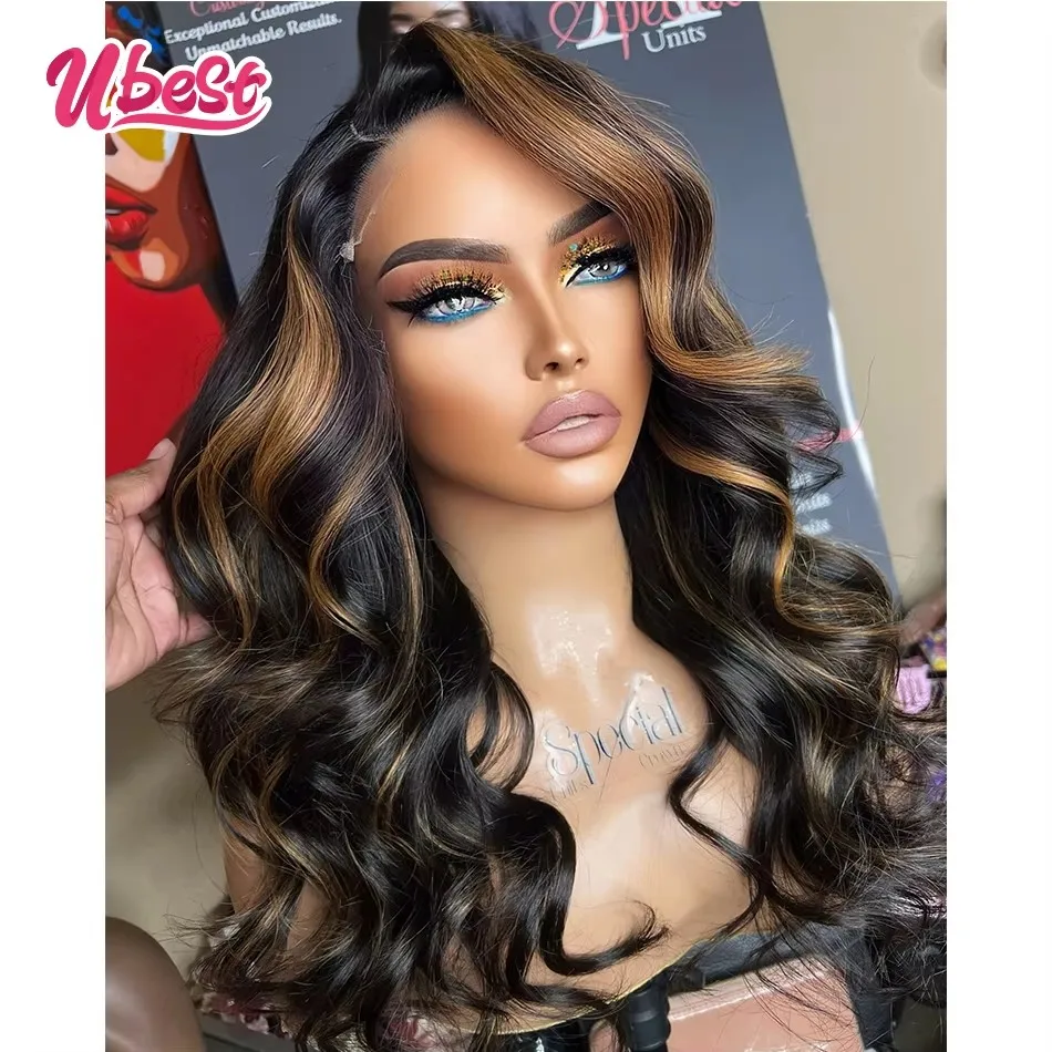 Ubest 13X6 Transparent Lace Front Wigs Body Wave Human Hair Highlights 1B/30 Colored 5X5 Lace Closure Wig Pre Plucked For Women
Ubest 13X6 Transparent Lace Front Wigs Body Wave Human Hair Highlights 1B/30 Colored 5X5 Lace Closure Wig Pre Plucked For Women
