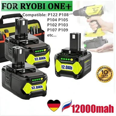 for RYOBI high-performance lithium battery 18V low self discharge, suitable for all tools P107 P108 P109 RB18L20
for RYOBI high-performance lithium battery 18V low self discharge, suitable for all tools P107 P108 P109 RB18L20